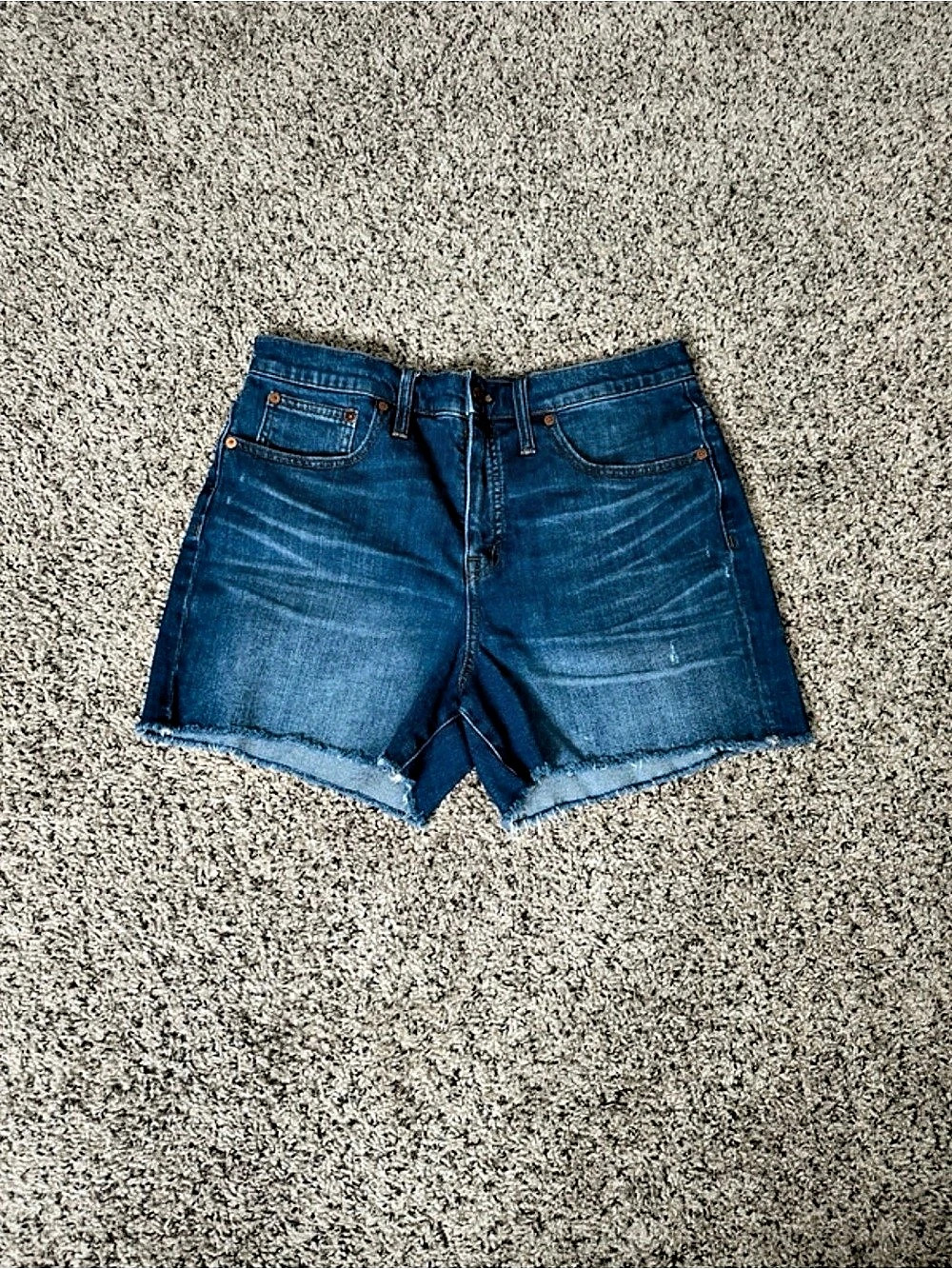 Madewell Women's Denim Jean Shorts Waist 30 Blue